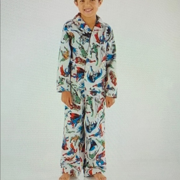 Kids Dinosaur Print Pajamas - Multicolor - Picture 1 of 1